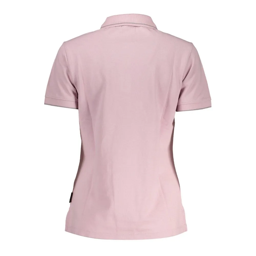Pink Cotton Women Polo Shirt sold by Louxly product image thumbnail 2