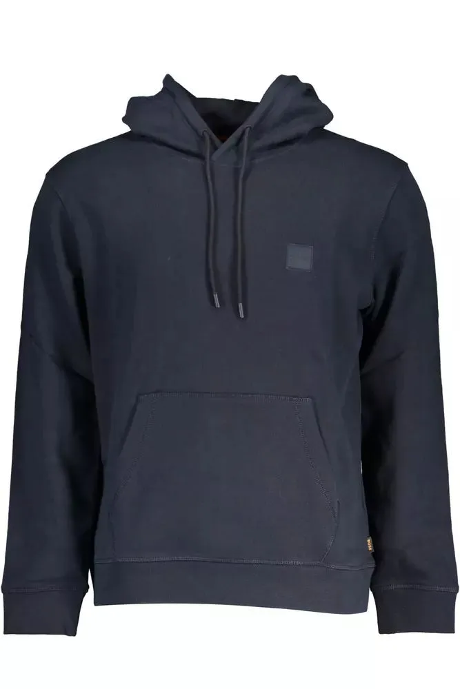 Sleek Hooded Sweatshirt in Rich Blue sold by Louxly