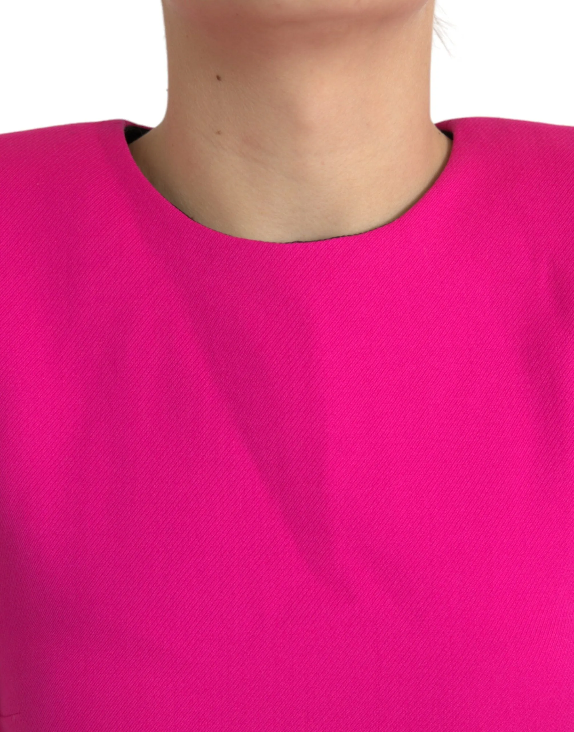 Pink Sleeveless Bodycon A-line Mini Dress sold by Louxly product image thumbnail 5