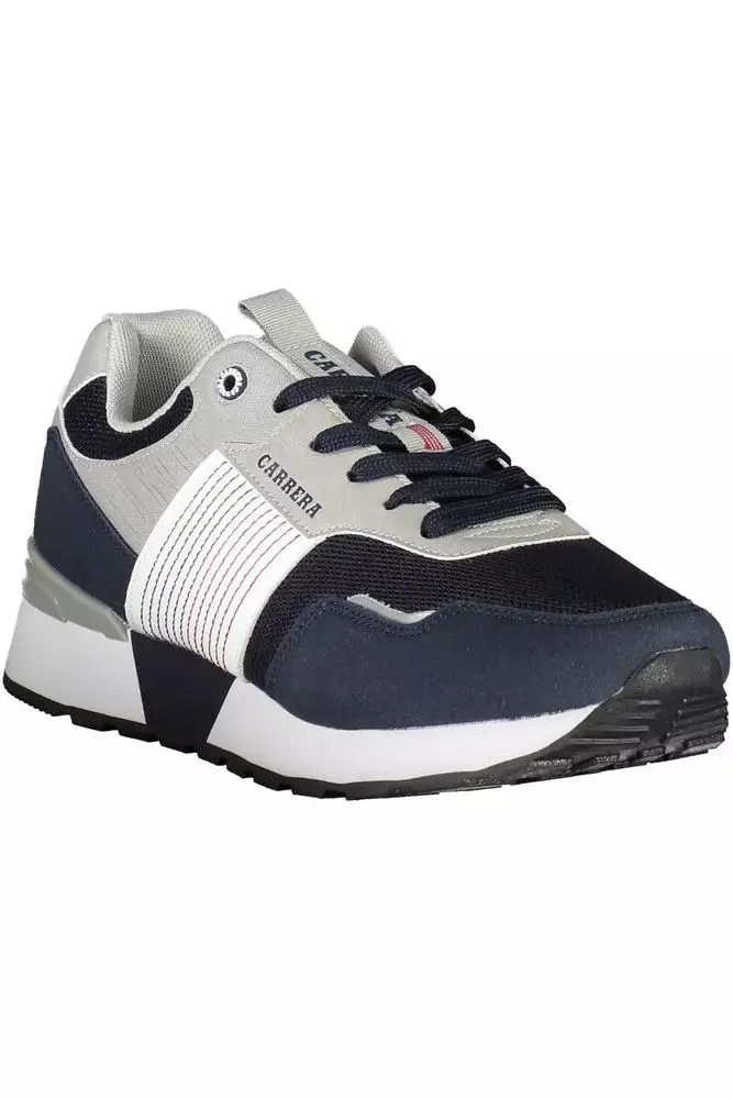 Sleek Blue Sneakers with Contrasting Details sold by Louxly product image thumbnail 2