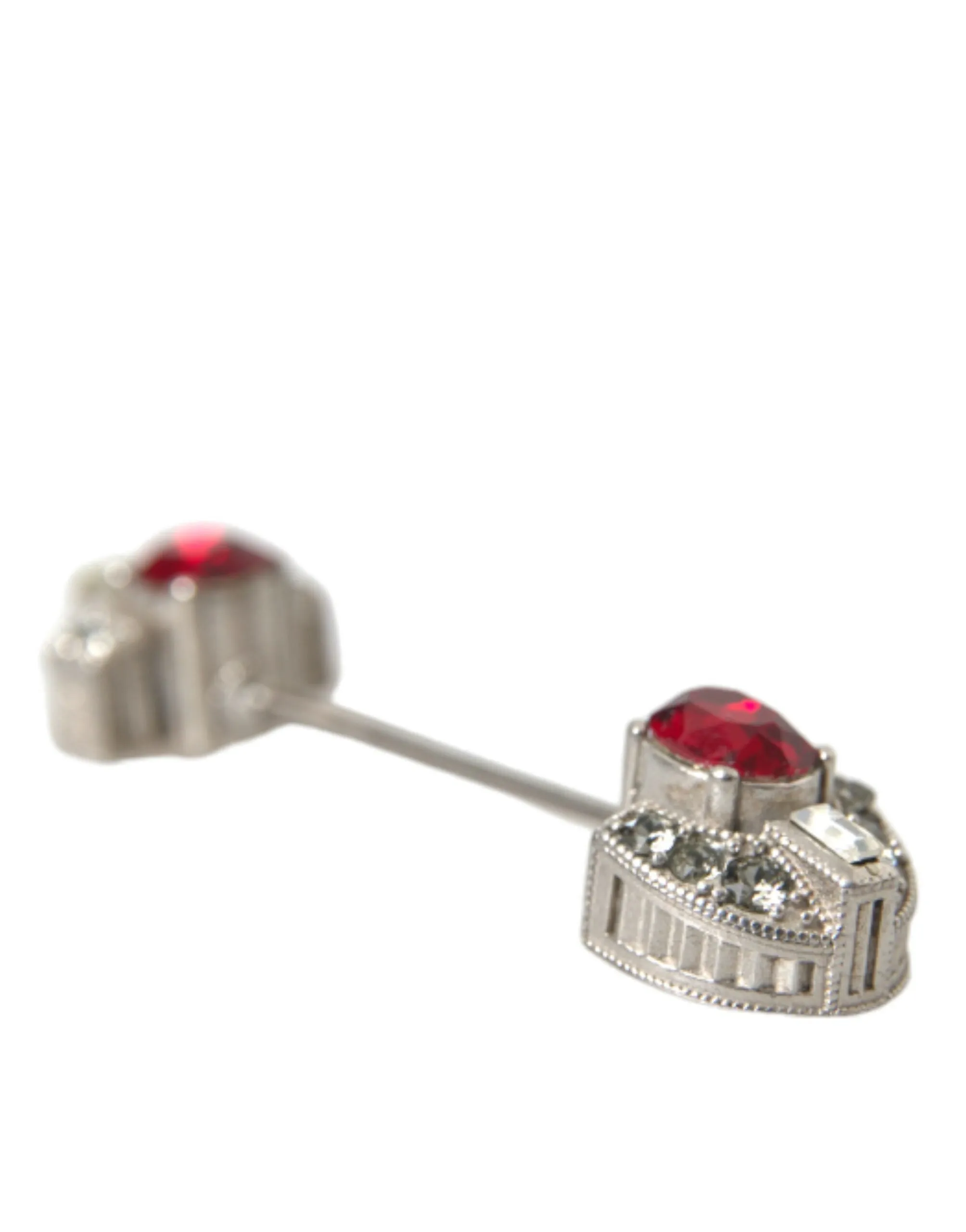 925 Sterling Silver Crystals Pin Collar Brooch sold by Louxly product image thumbnail 4