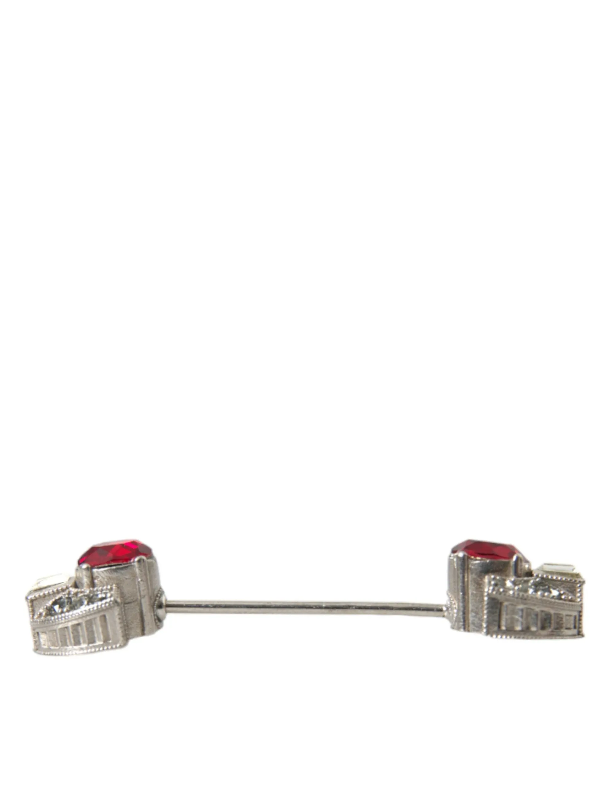 925 Sterling Silver Crystals Pin Collar Brooch sold by Louxly product image thumbnail 5