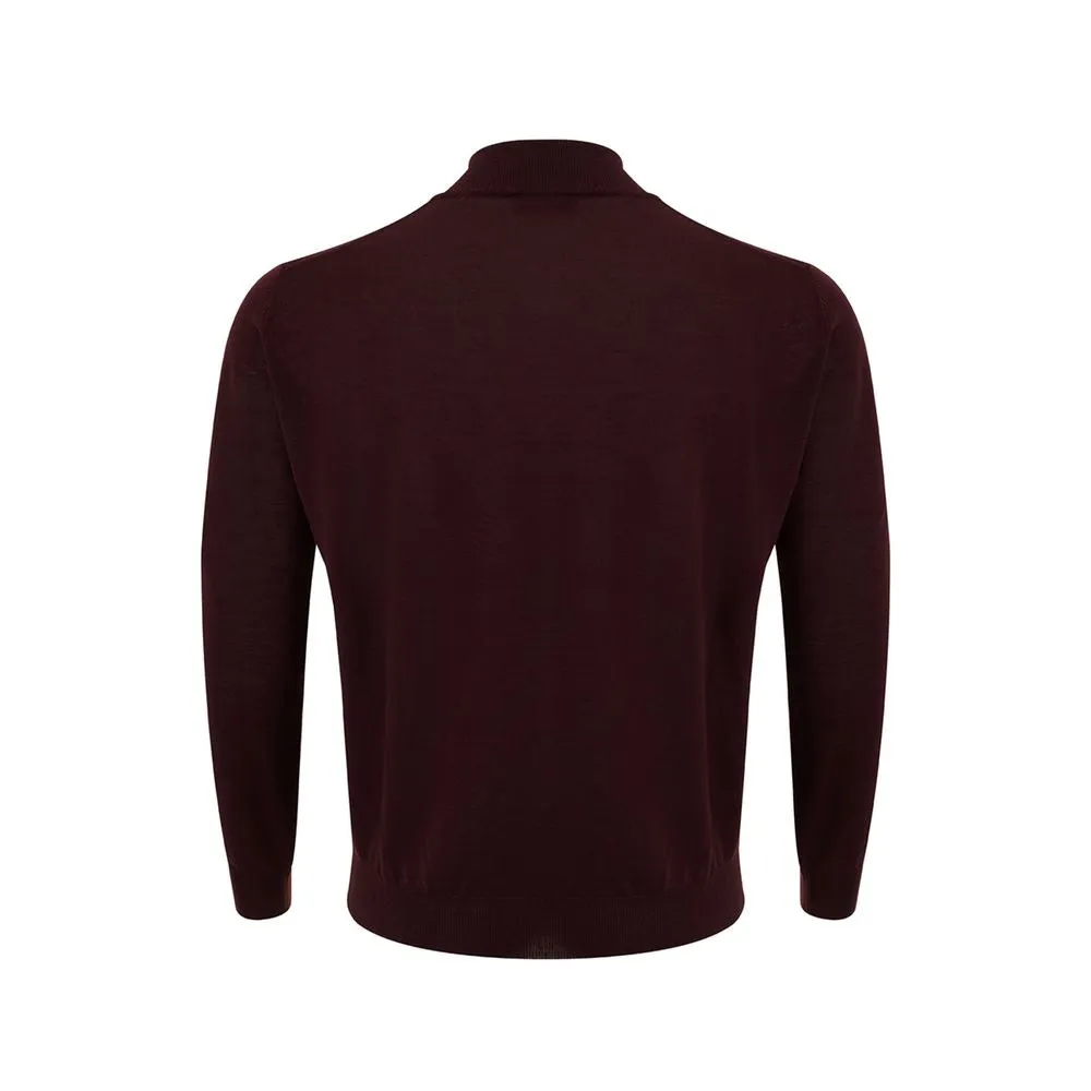 Elegant Red Woolen Luxury Sweater for Men sold by Louxly product image thumbnail 2