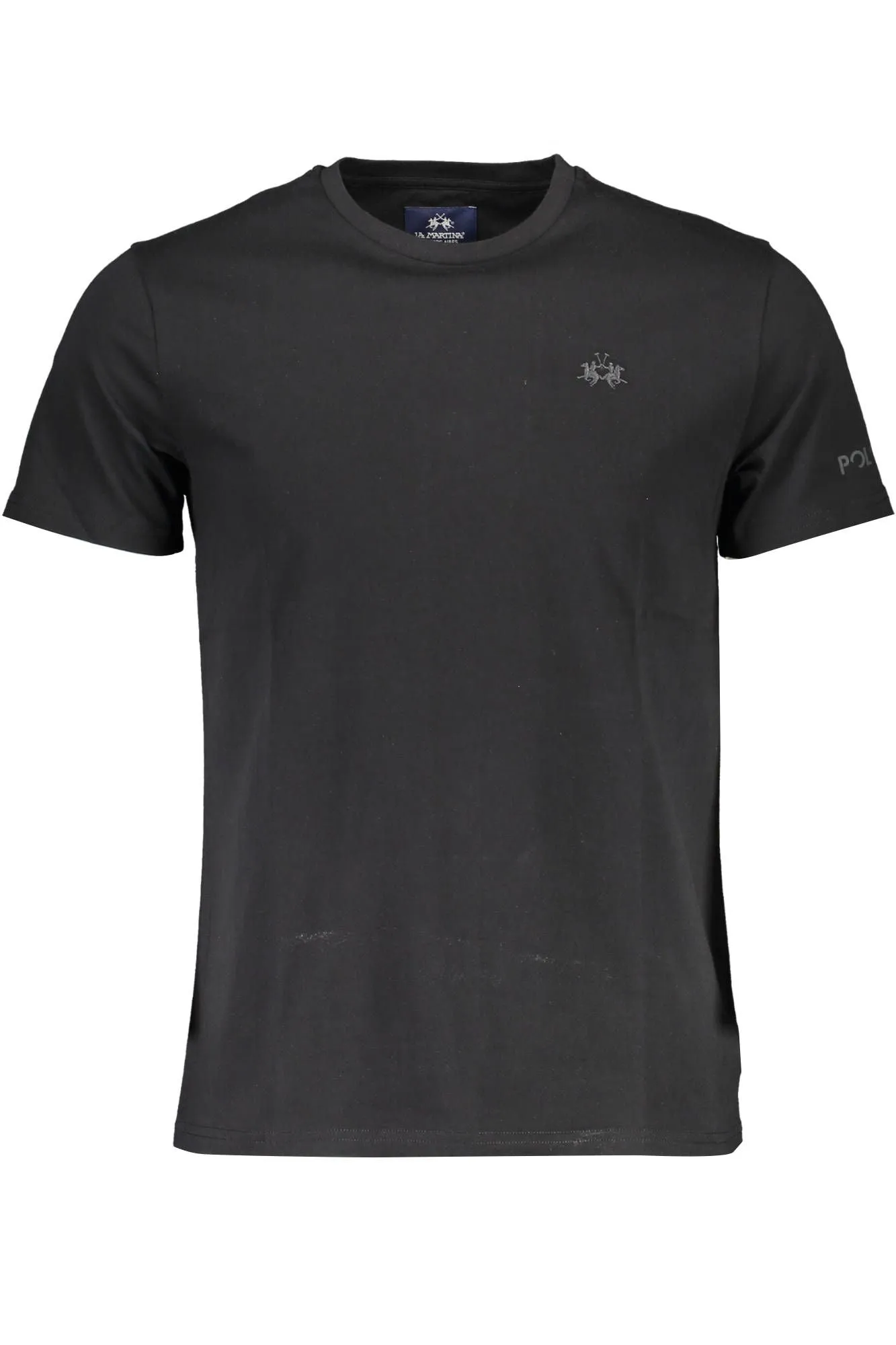 Black Cotton Men T-Shirt sold by Louxly