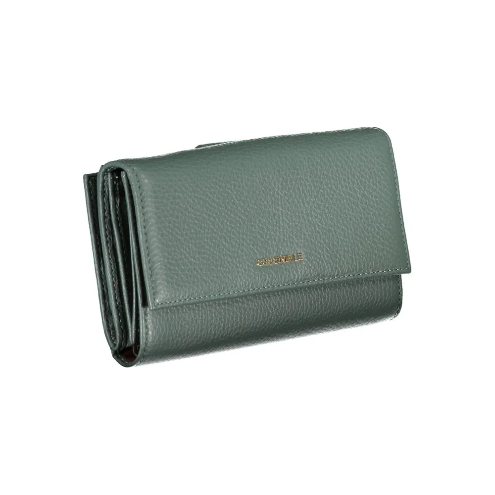 Elegant Green Leather Double Wallet sold by Louxly product image thumbnail 3