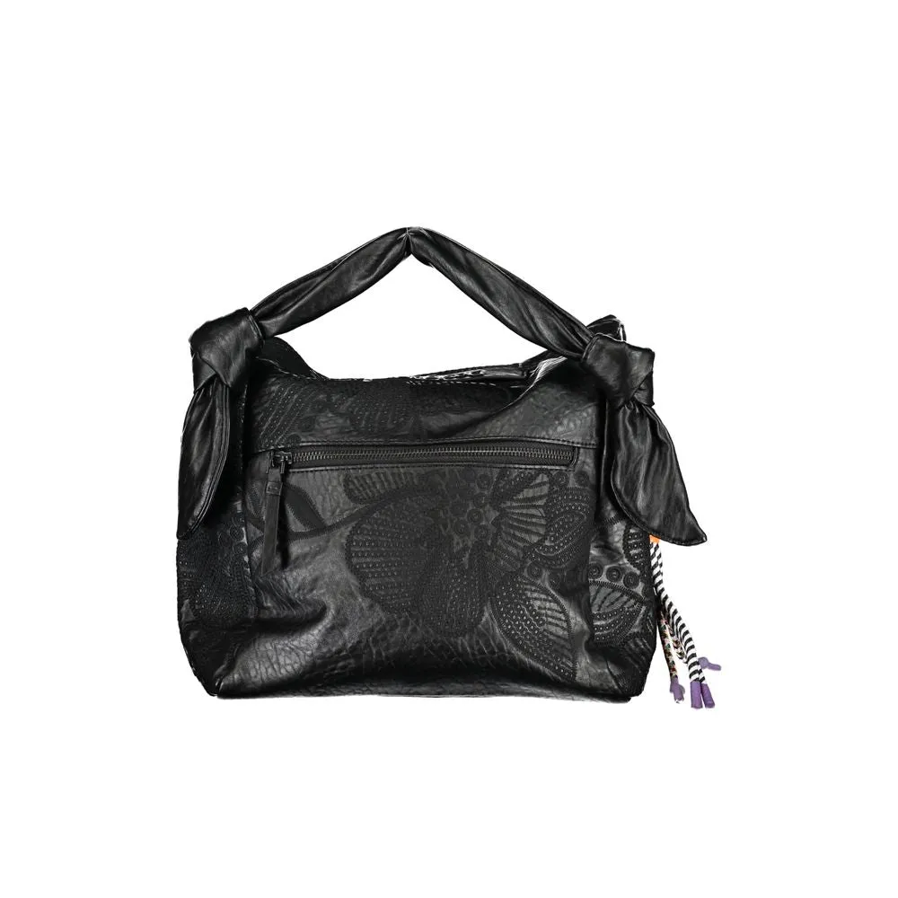 Black Polyethylene Handbag sold by Louxly product image thumbnail 2