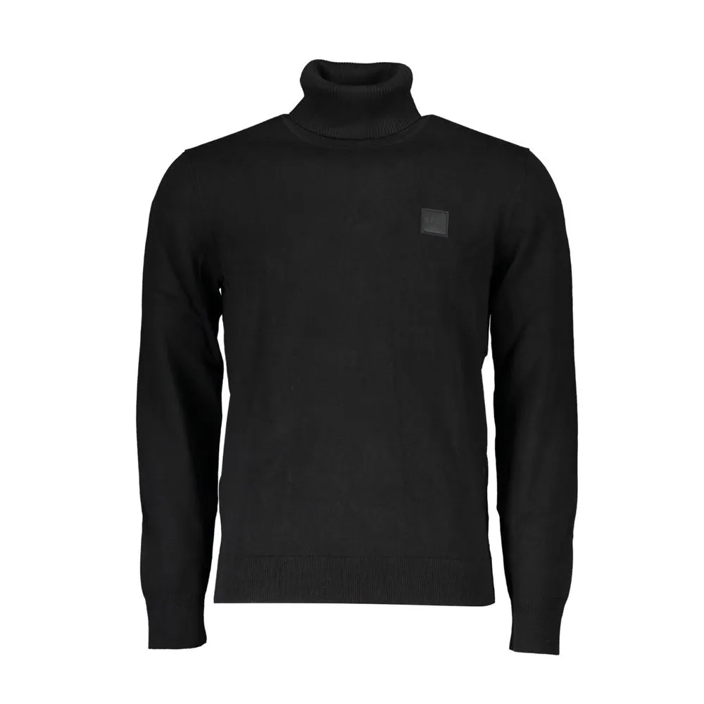 Black Cotton Men Sweater sold by Louxly