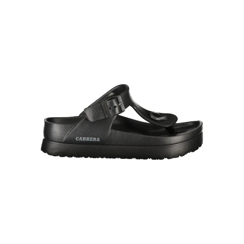 Black Polyethylene Sandal sold by Louxly