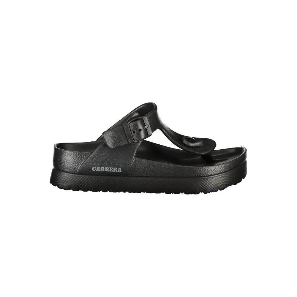 Black Polyethylene Sandal sold by Louxly