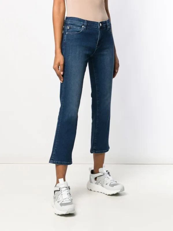 Chic Embellished Bootcut Cropped Jeans sold by Louxly