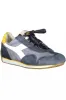 Blue Leather Women Sneaker sold by Louxly