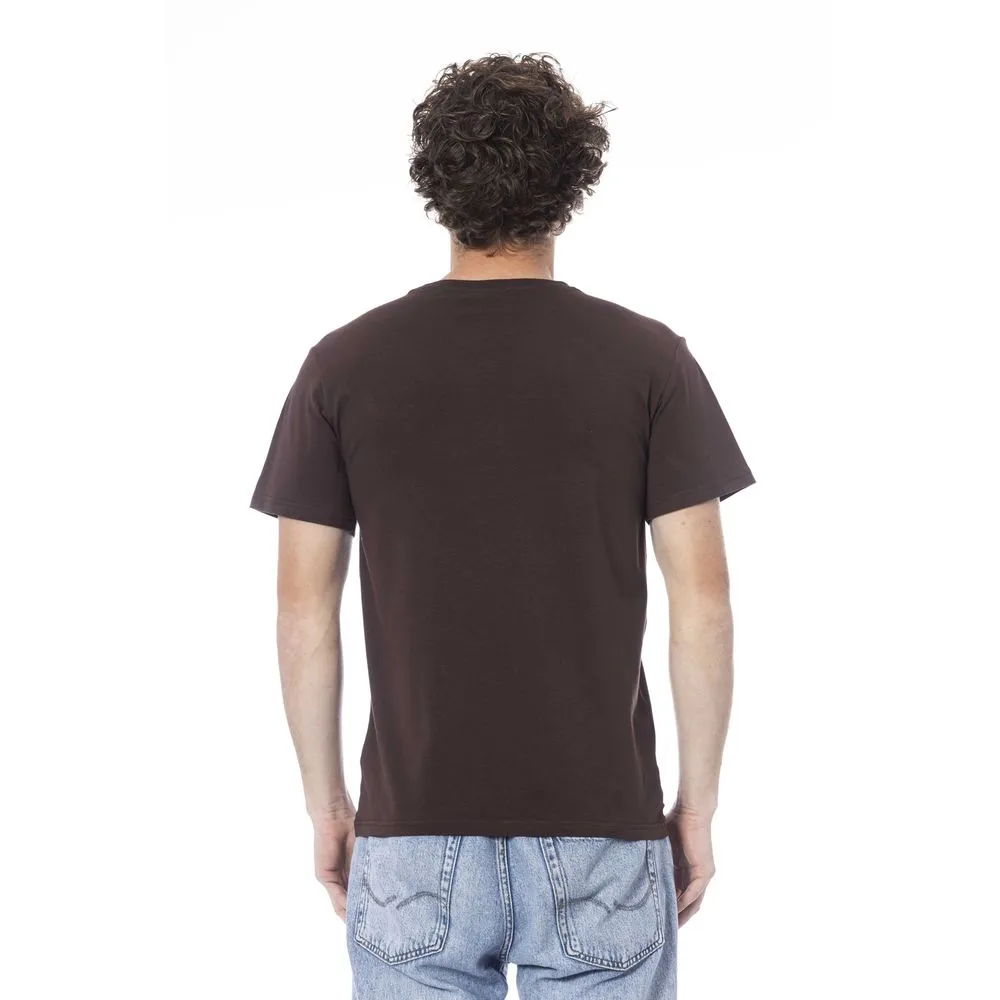 Brown Cotton Men TShirt sold by Louxly product image thumbnail 3
