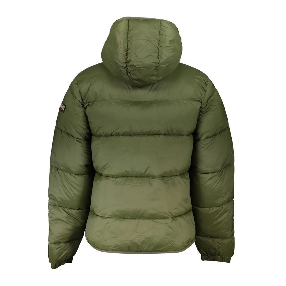 Eco-Conscious Green Hooded Jacket sold by Louxly product image thumbnail 2