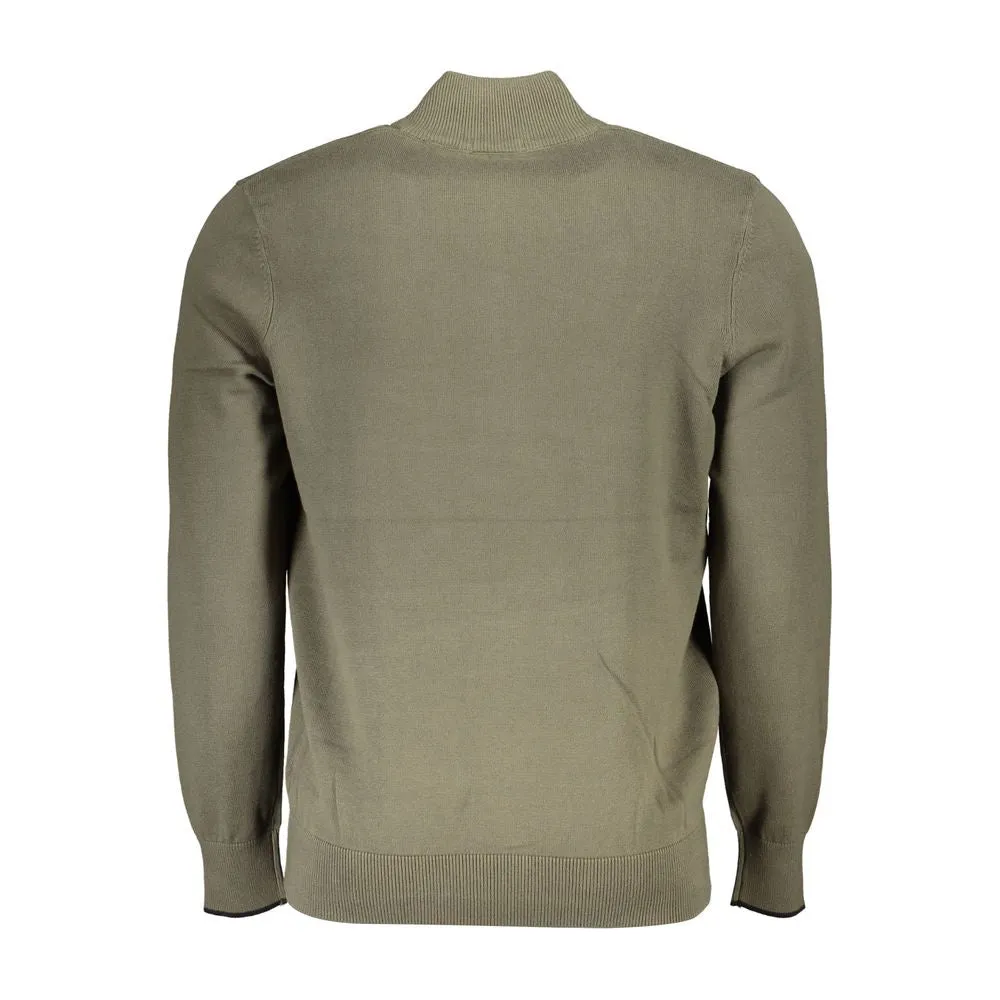 Organic Cotton Half Zip Sweater - Lush Green sold by Louxly product image thumbnail 2