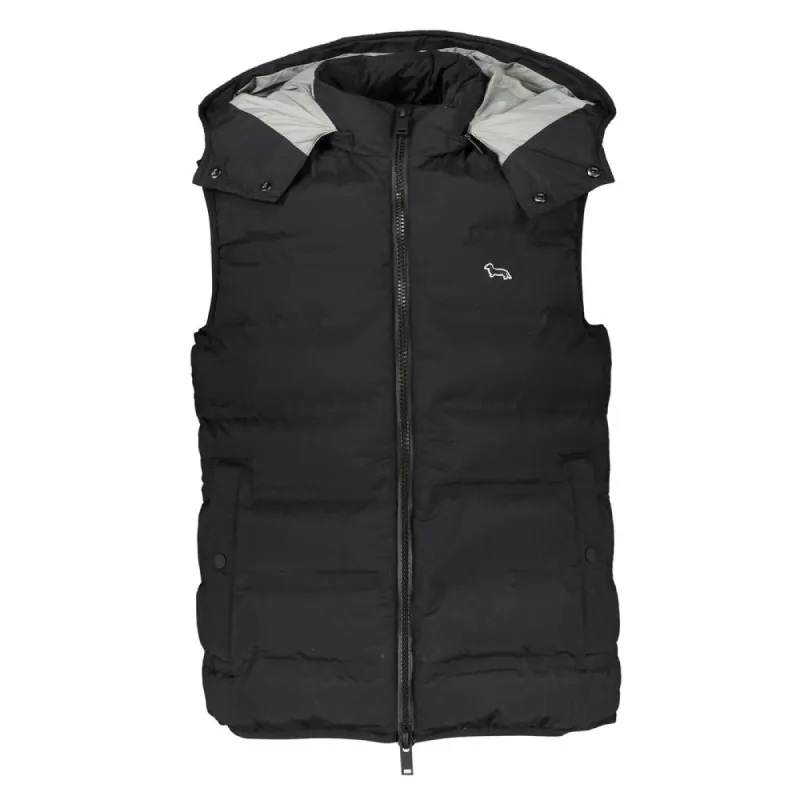Sleeveless Hooded Black Jacket sold by Louxly