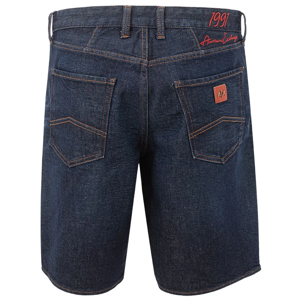 Sleek Cotton Summer Shorts in Blue sold by Louxly product image thumbnail 2