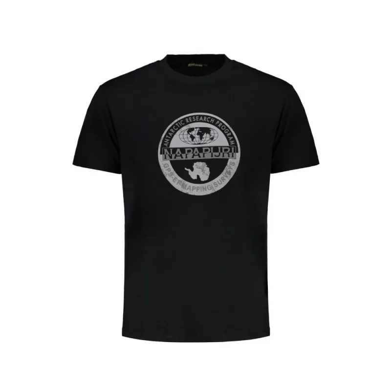 Black Cotton T-Shirt sold by Louxly