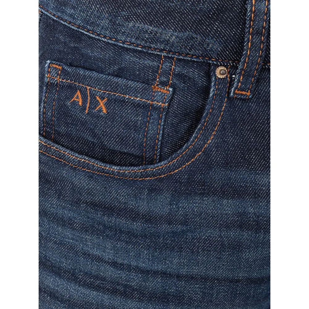 Sleek Cotton Summer Shorts in Blue sold by Louxly product image thumbnail 3