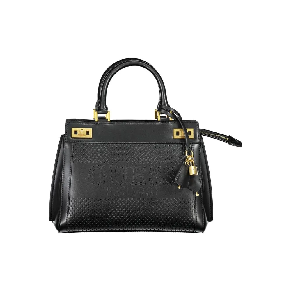 Black Polyethylene Handbag sold by Louxly