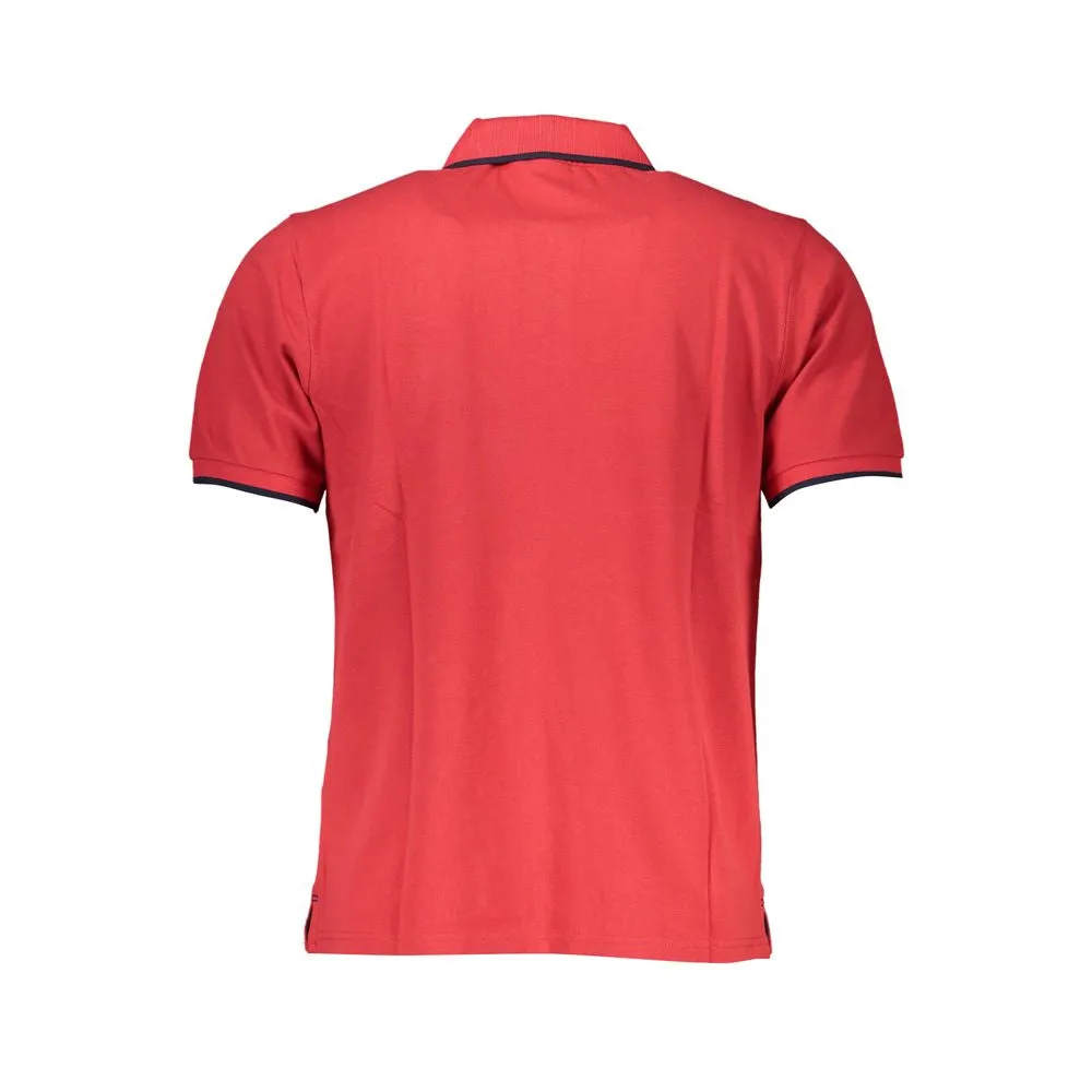 Red Cotton Polo Shirt sold by Louxly product image thumbnail 2