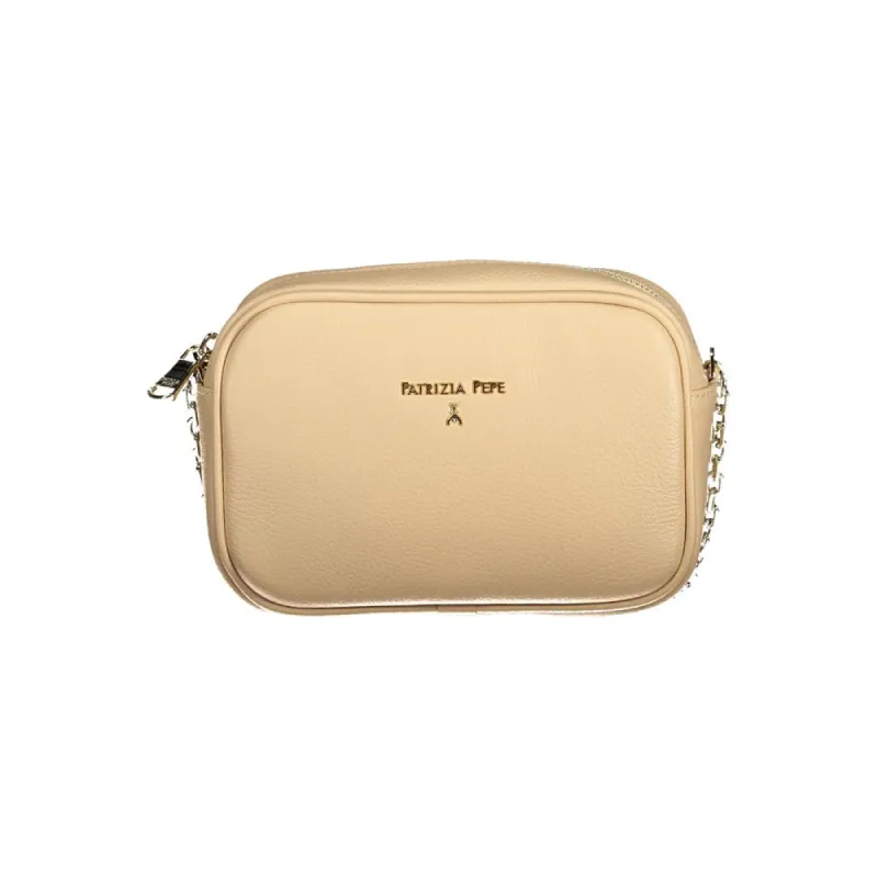 Beige Leather Handbag sold by Louxly