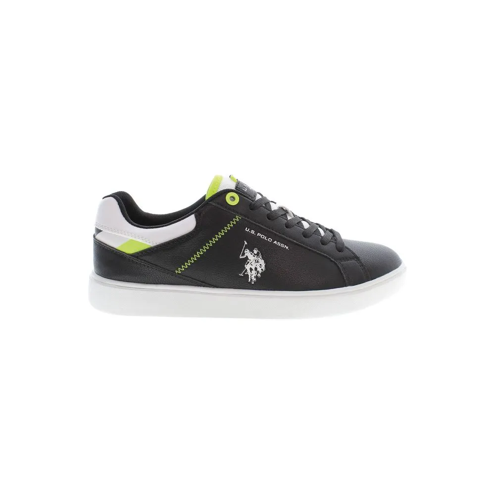 Black Polyester Men Sneaker sold by Louxly