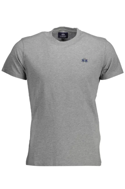 Gray Cotton Men T-Shirt sold by Louxly