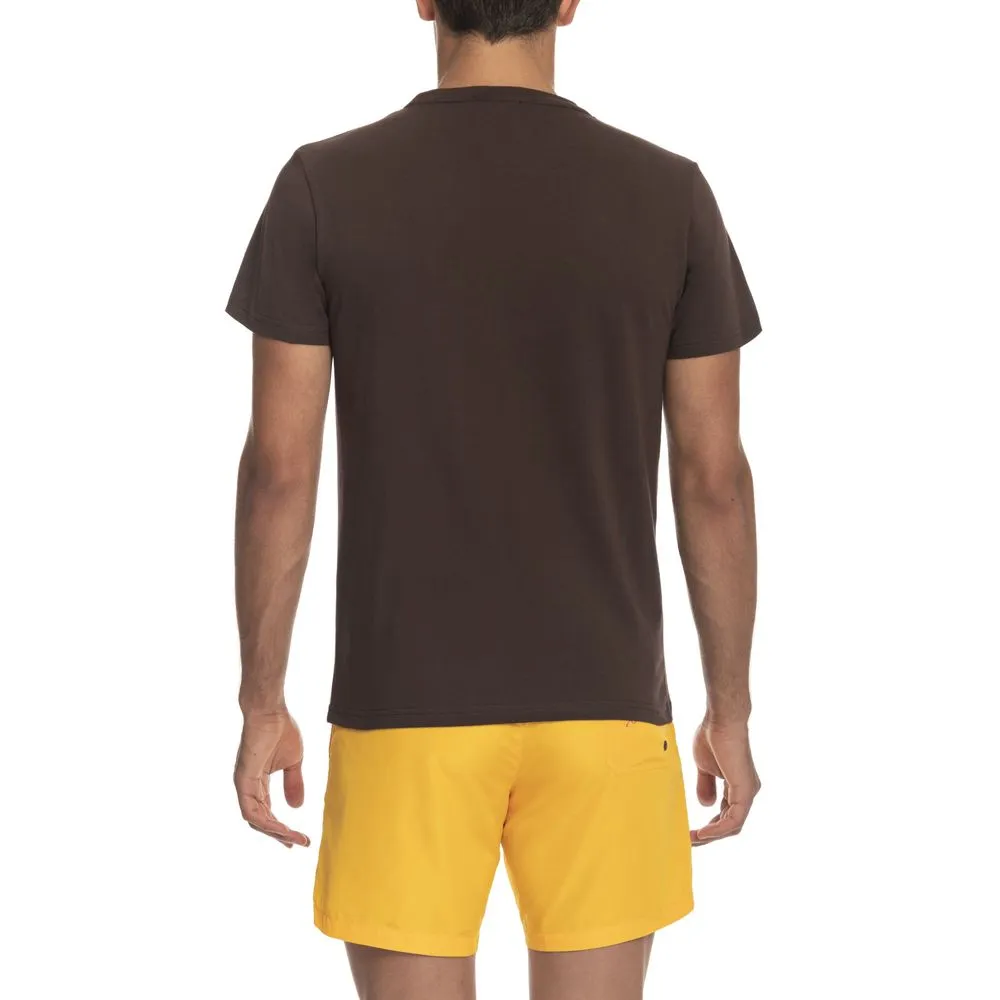 Brown Cotton T-Shirt sold by Louxly product image thumbnail 2
