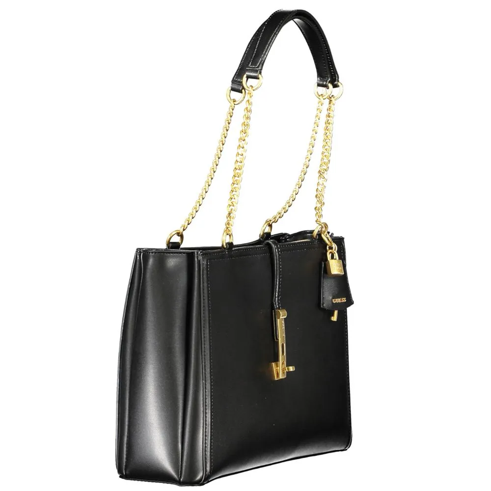Black Polyethylene Handbag sold by Louxly product image thumbnail 3