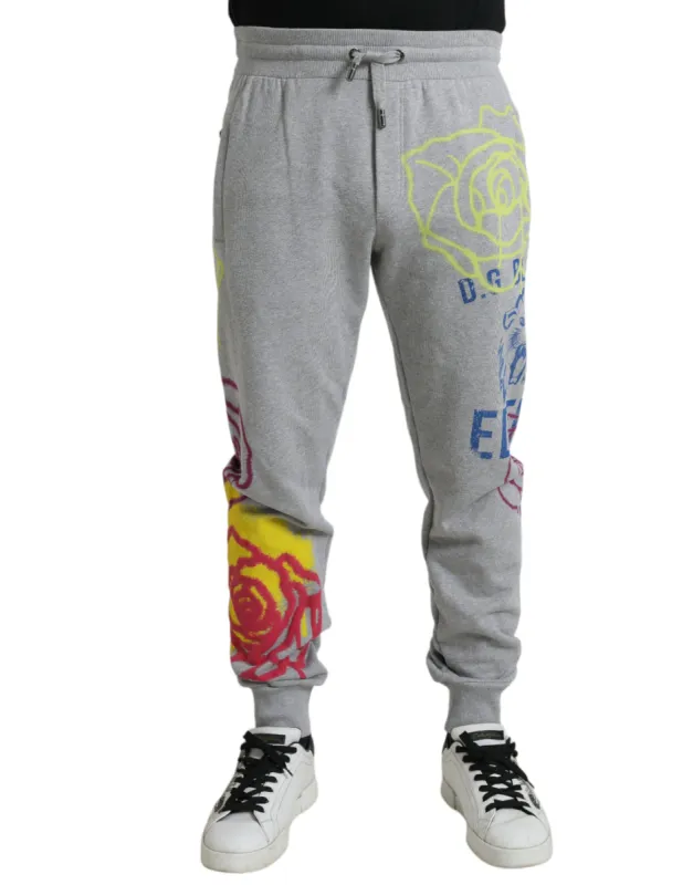 Chic Grey Skinny Cotton Joggers sold by Louxly