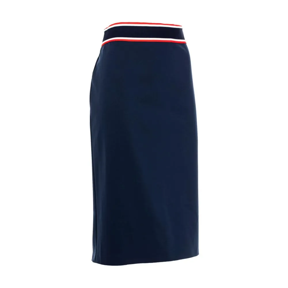 Blue Viscose Skirt sold by Louxly product image thumbnail 3