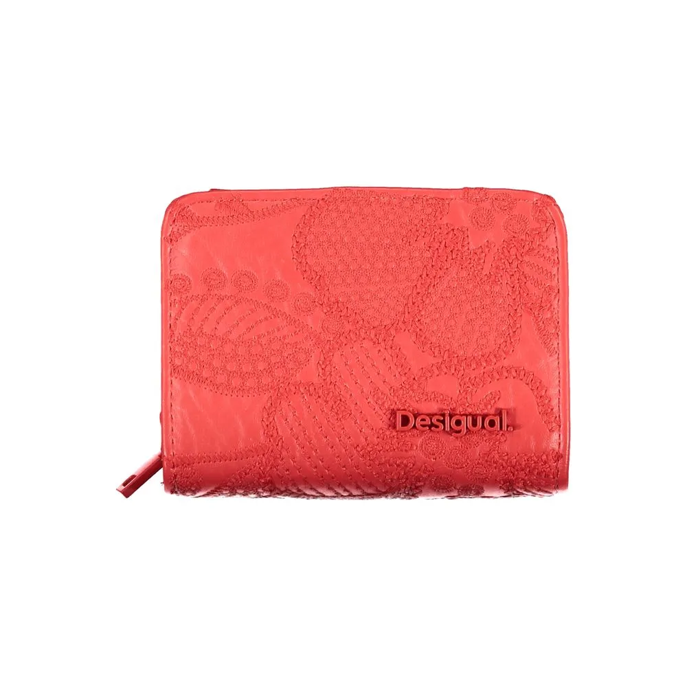 Red Polyethylene Wallet sold by Louxly