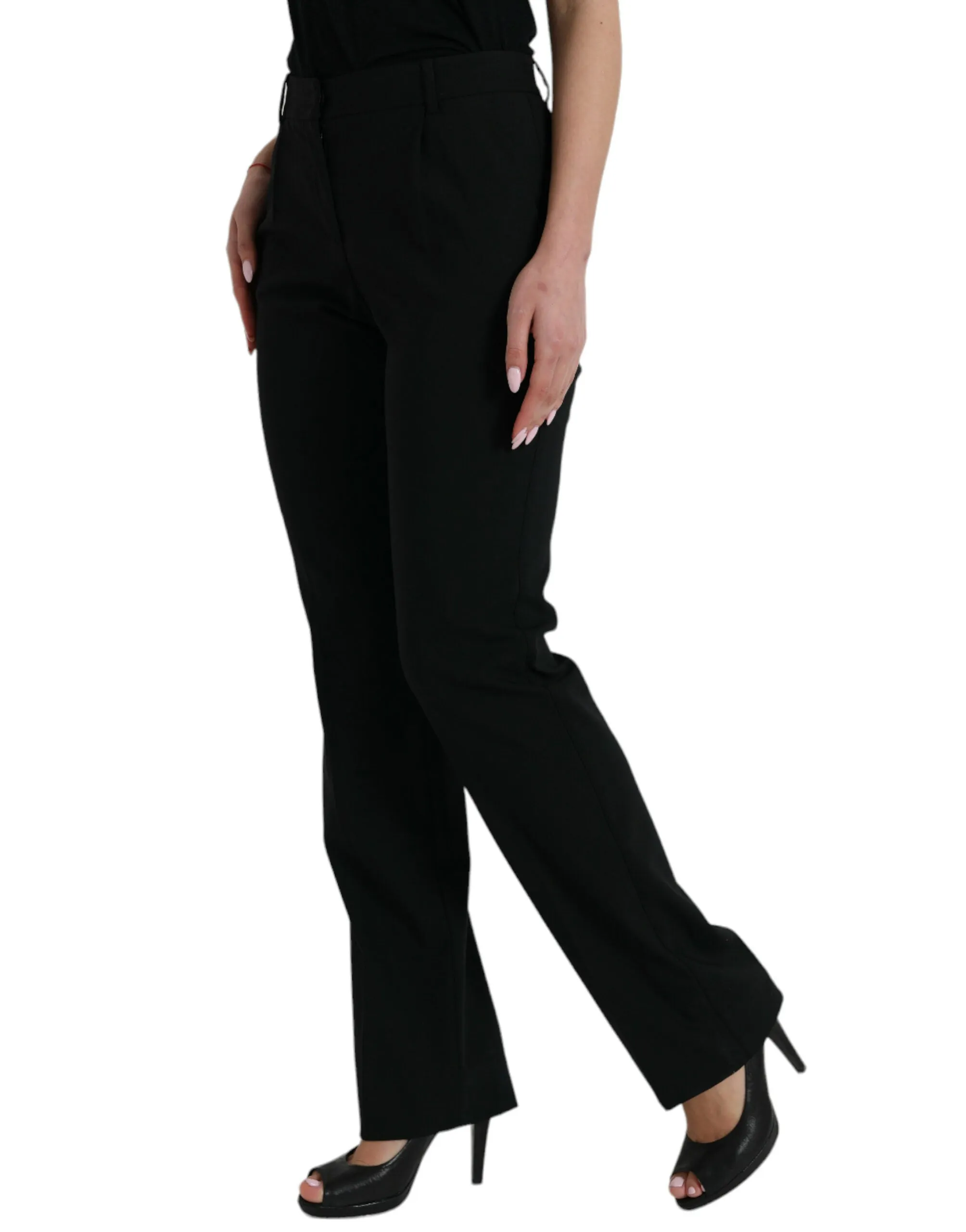 Elegant Tapered Wool Trousers sold by Louxly product image thumbnail 2