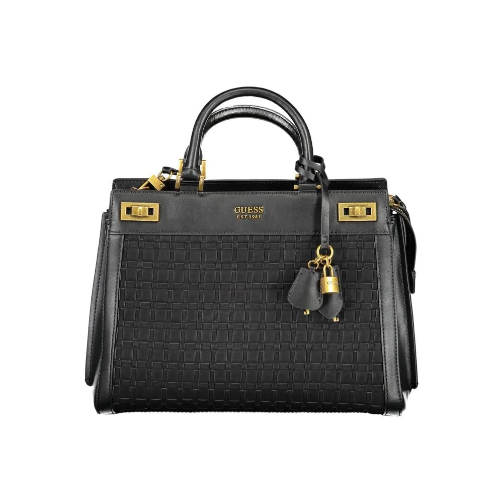 Black Polyethylene Handbag sold by Louxly