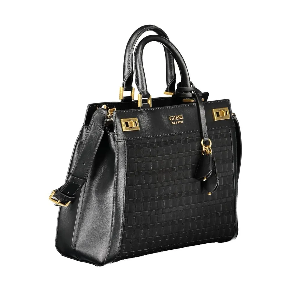 Black Polyethylene Handbag sold by Louxly product image thumbnail 3