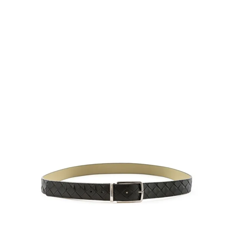 Elegant Green Leather Belt made by Bottega Veneta