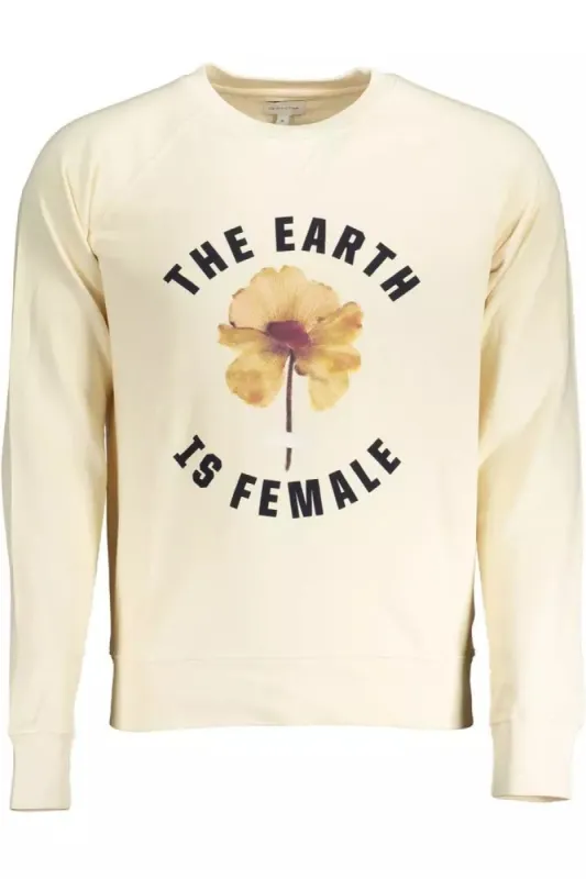 Beige Cotton Men Sweater sold by Louxly