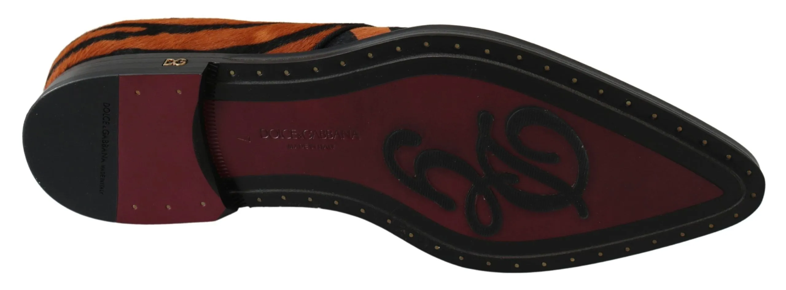 Tiger Pattern Dress Shoes with Pony Hair sold by Louxly product image thumbnail 2