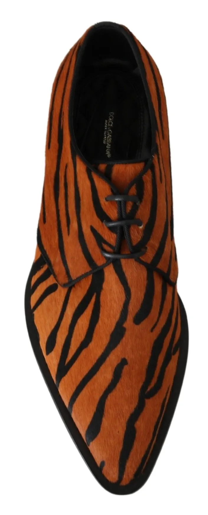 Tiger Pattern Dress Shoes with Pony Hair sold by Louxly product image thumbnail 3