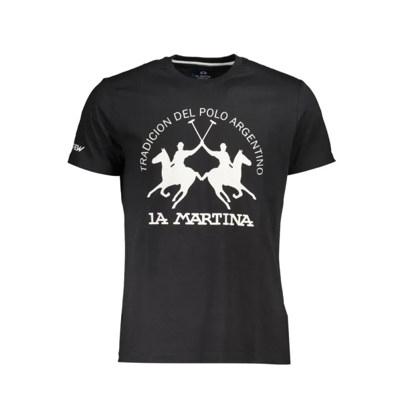 Black Cotton Men T-Shirt sold by Louxly