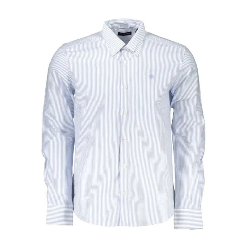 Chic Striped Long-Sleeve Button-Down Shirt sold by Louxly