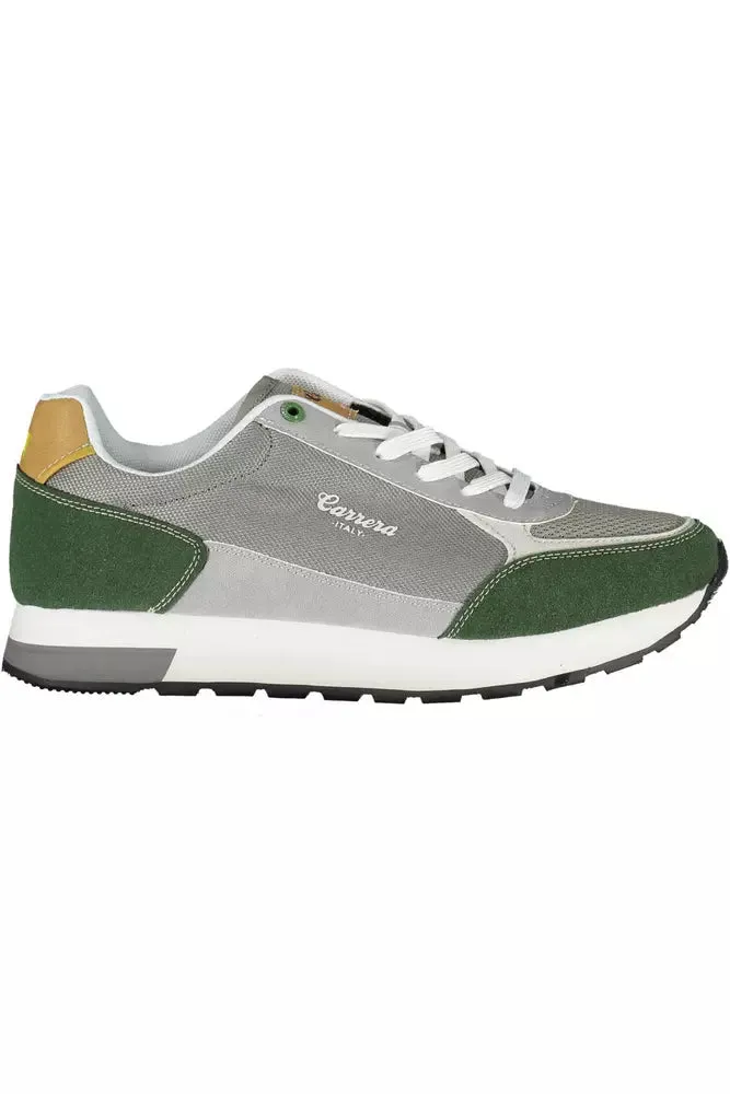 Gray Eco Leather Men Sneaker sold by Louxly