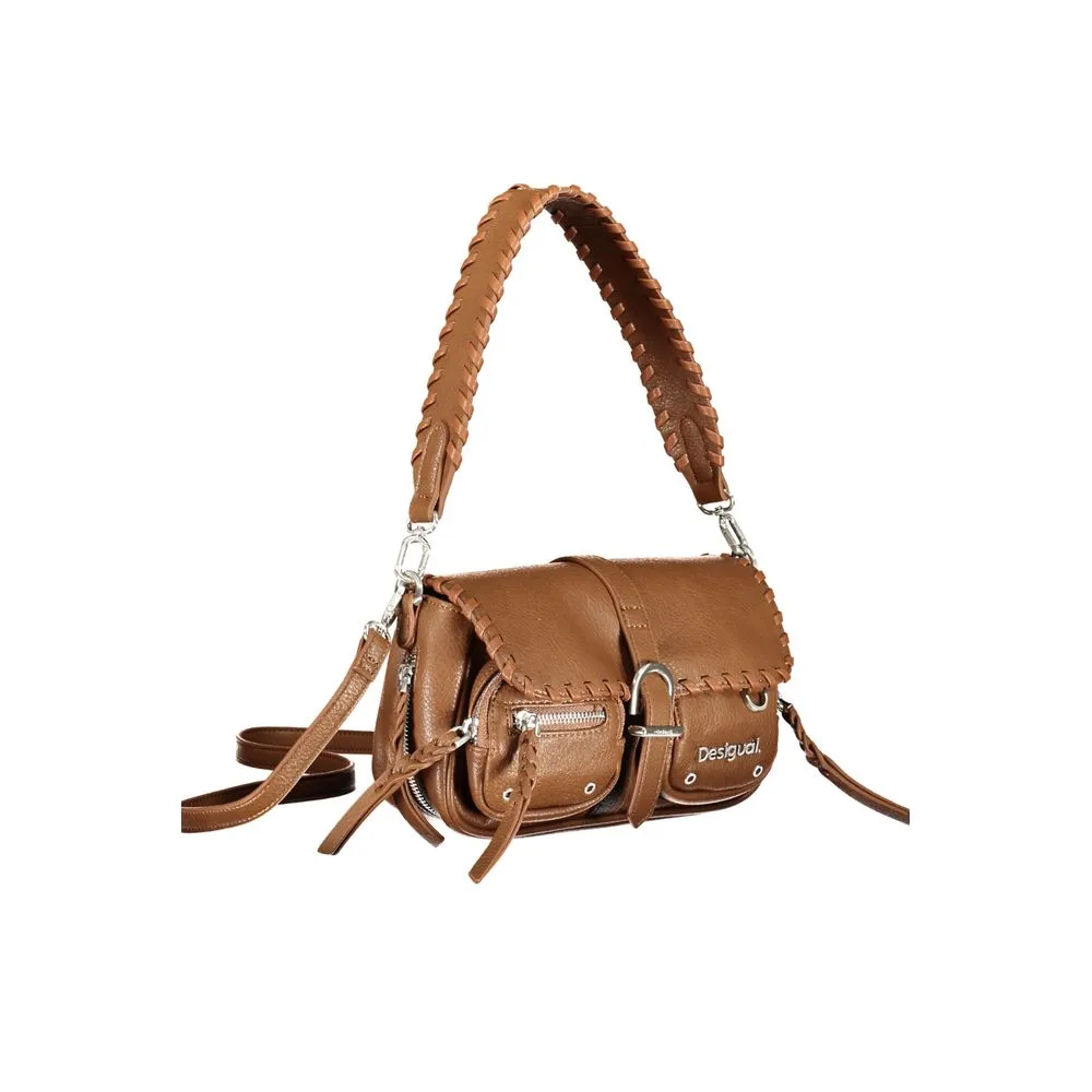 Brown Polyethylene Handbag sold by Louxly product image thumbnail 3