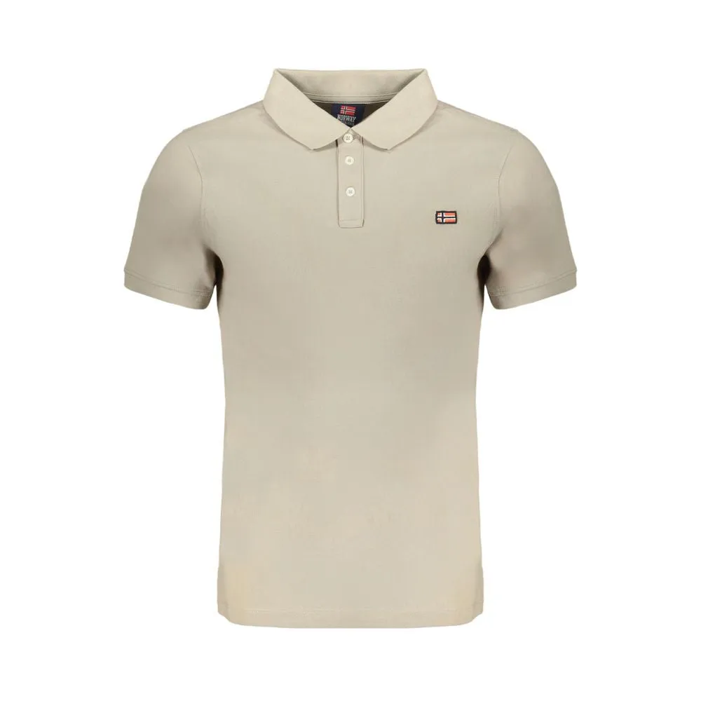 Beige Cotton Polo Shirt sold by Louxly