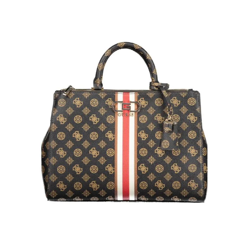 Brown Polyethylene Handbag sold by Louxly