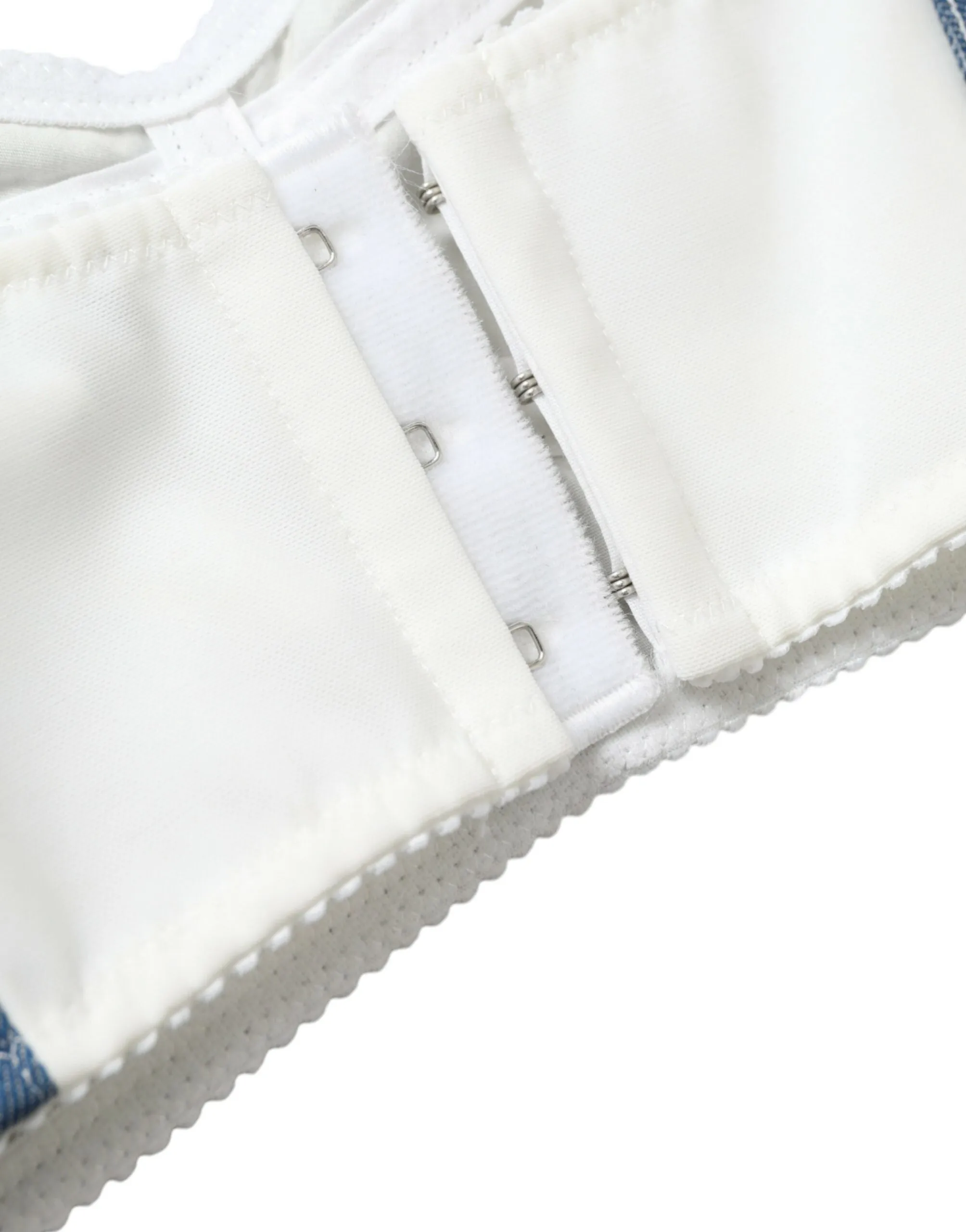 Elegant Blue Bustier Crop Top sold by Louxly product image thumbnail 4