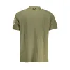 Elegant Green Cotton Polo with Contrast Details sold by Louxly