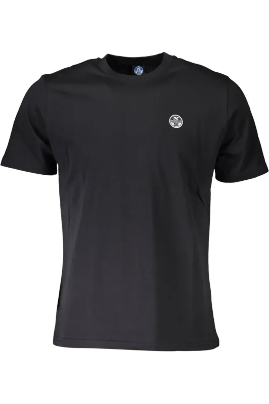 Black Cotton Men T-Shirt sold by Louxly