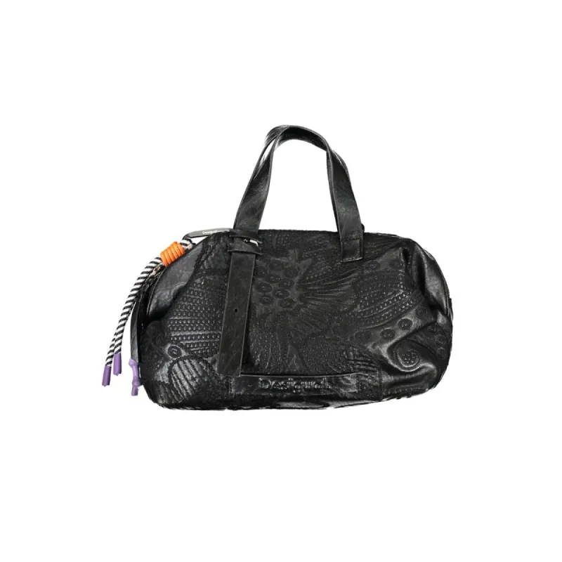Black Polyethylene Handbag sold by Louxly