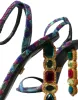 Multicolor Jacquard Crystals Sandals Shoes sold by Louxly